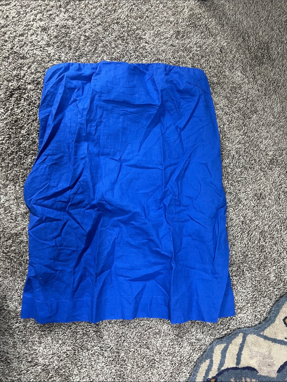 Royal Blue Strapless Tube Dress